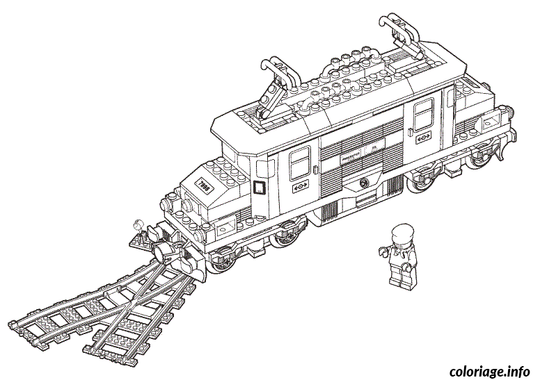 Coloriage Personnage Lego en costume fantastique - Dessin à imprimer