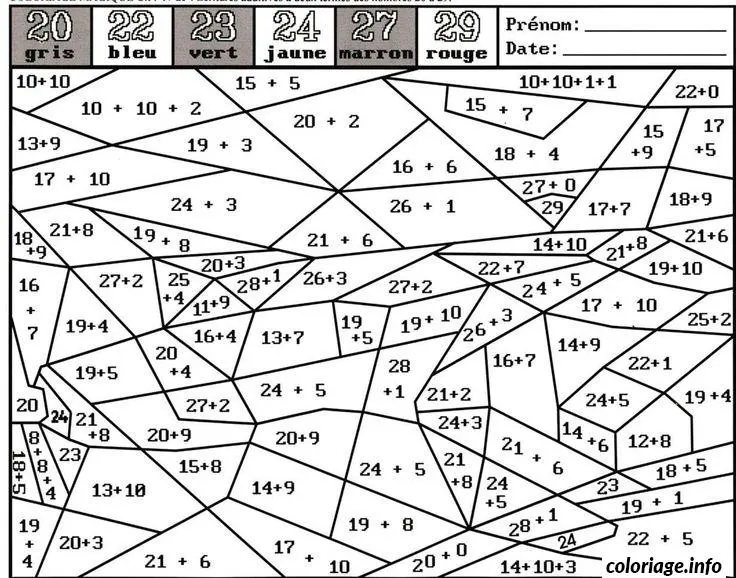 Magic Addition That Reveals a Hidden Secret coloring page to print