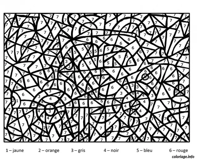 Coloriage Créature féerique aux motifs enchantés - Magique à imprimer