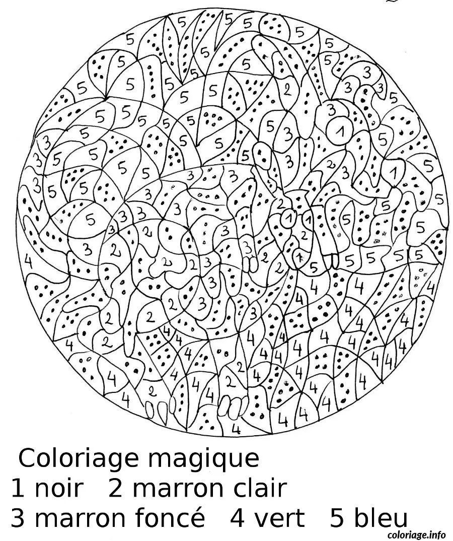 Coloriage Mandala enchanteur aux motifs géométriques - Magique à imprimer