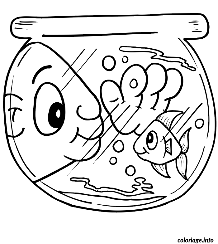 Coloriage Poisson tropical aux écailles détaillées - Poisson à imprimer