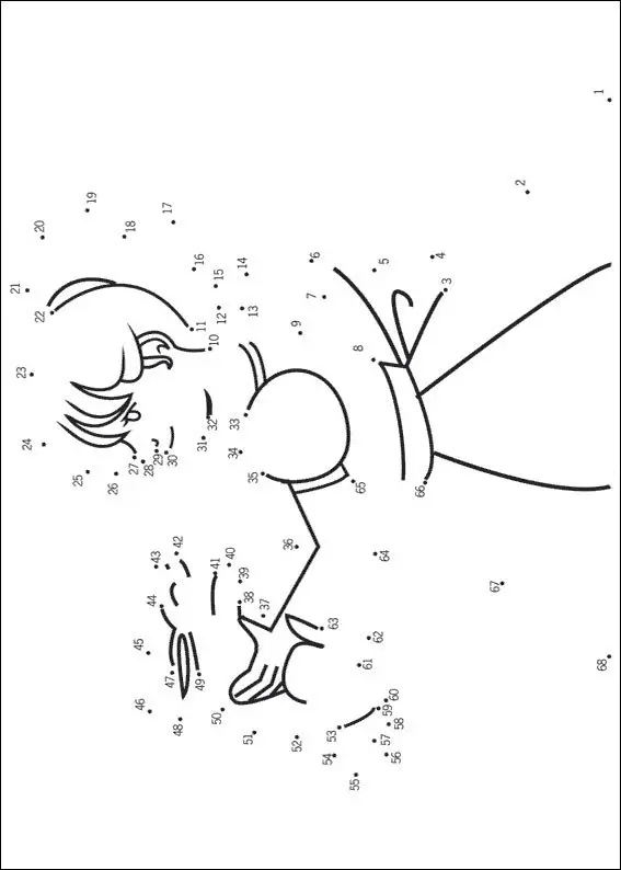 Coloriage Activité points à relier 115 ludique - Points a relier à imprimer