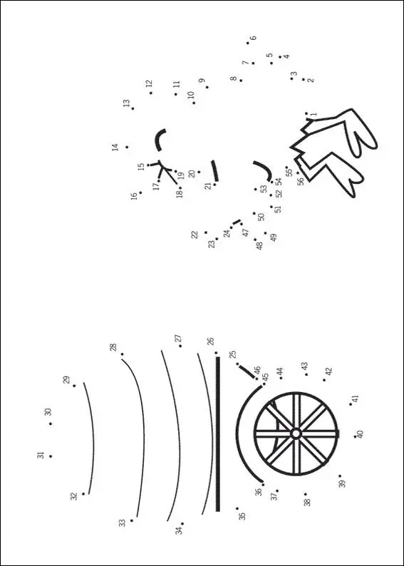 Advanced Connect the Dots Puzzle 116 coloring page to print