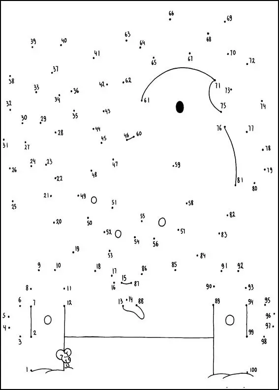 Coloriage Activité relier points en séquence - Points a relier à imprimer