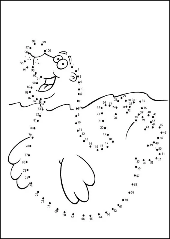 Disegno di Gioco di unisci i punti numero 104 da stampare