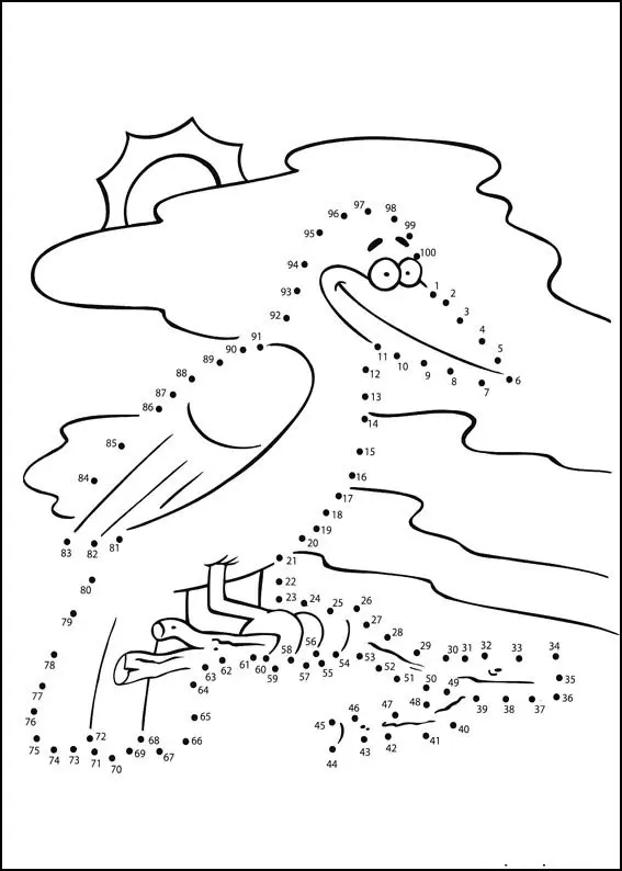 Connect the Dots #59 coloring page to print