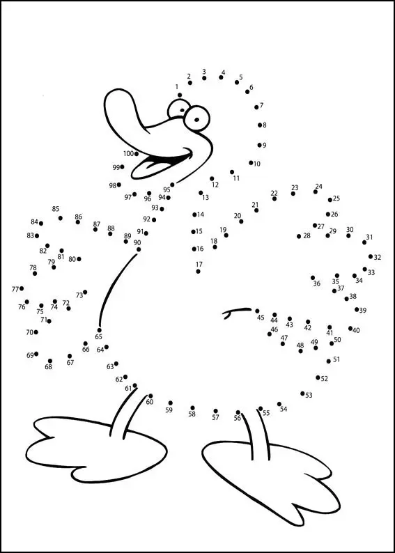 Coloriage Jeu de points à relier numéro 86 - Points a relier à imprimer