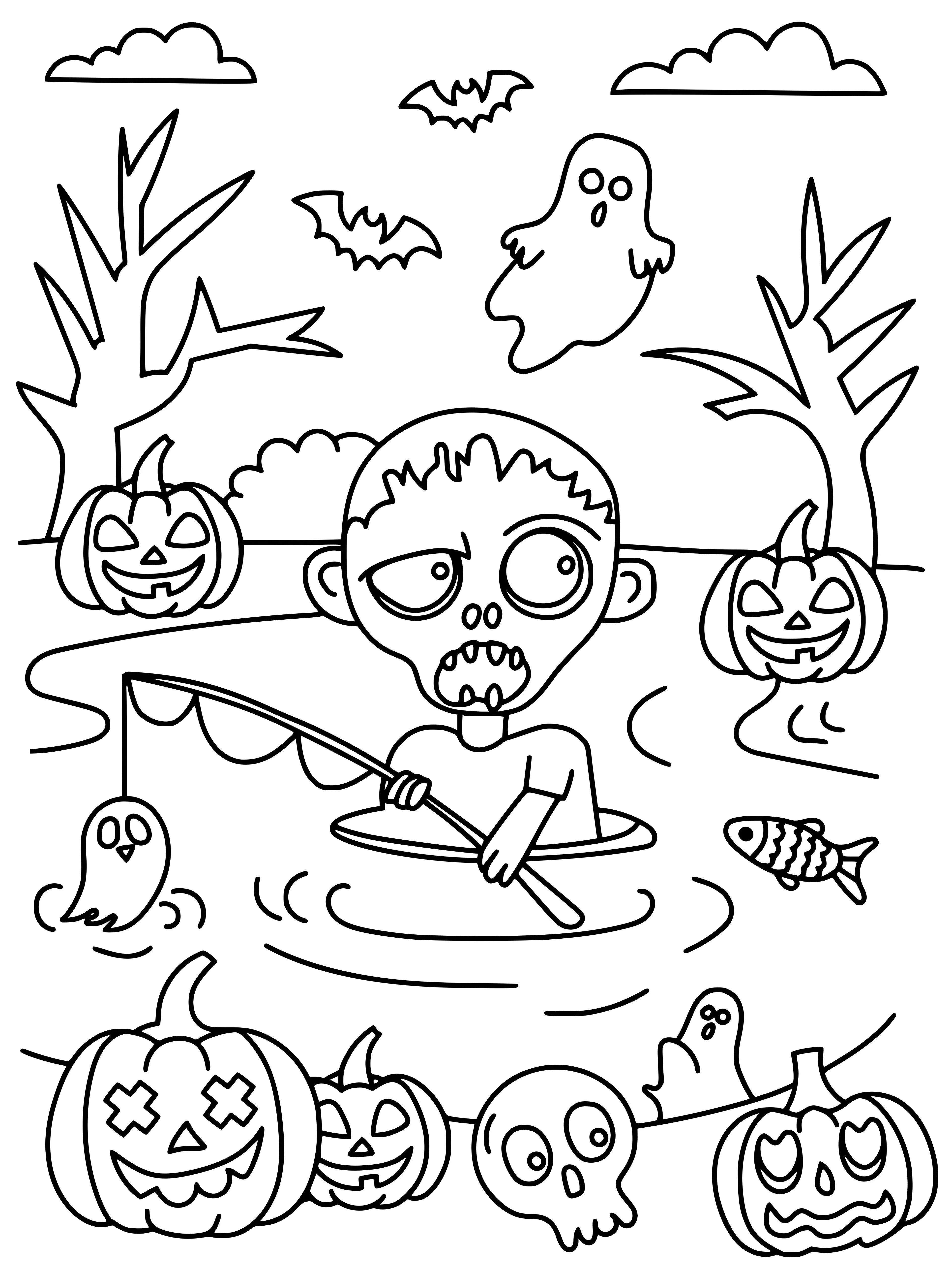 Coloriage 469046887 122131569188497641 5247677722488565122 N - Halloween maternelle à imprimer
