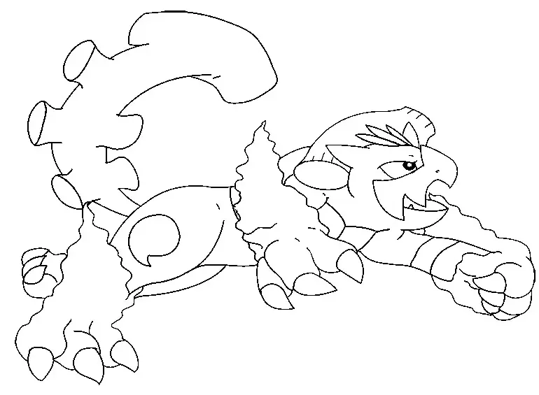 Coloriage 645 demeteros pokemon forme alternative - Pokémon forme alternative à imprimer