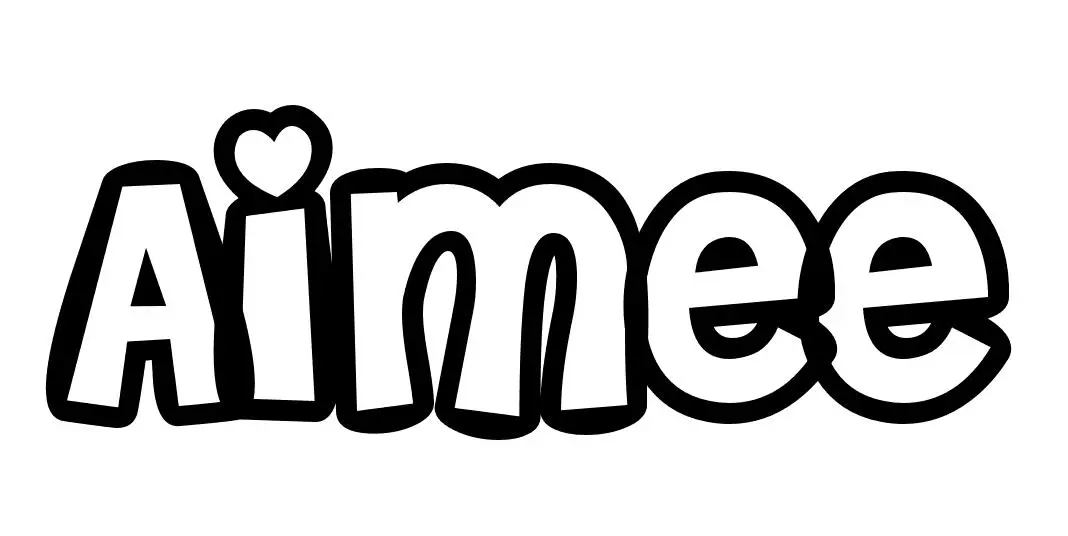 Aimee coloring page to print