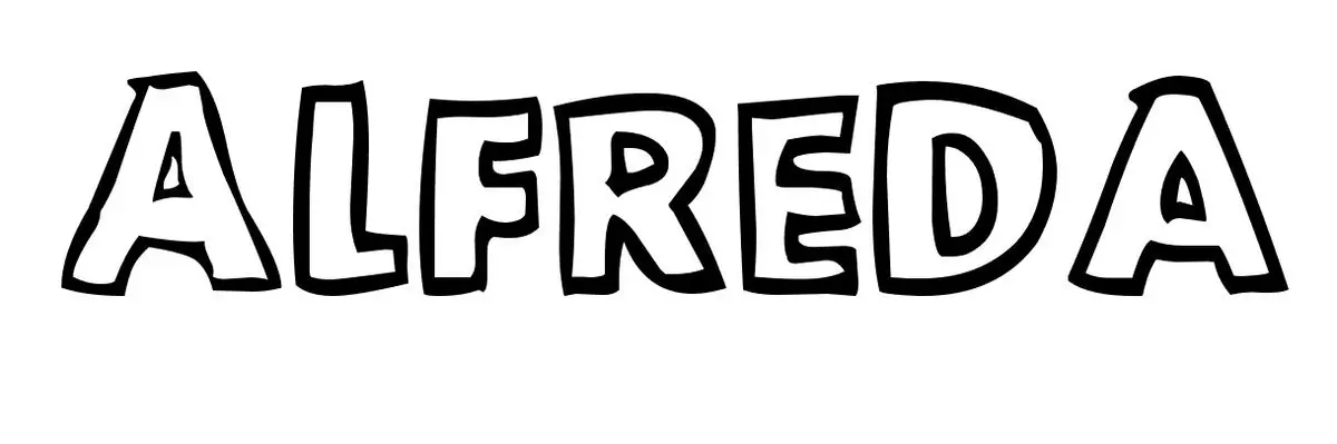 Alfreda coloring page to print