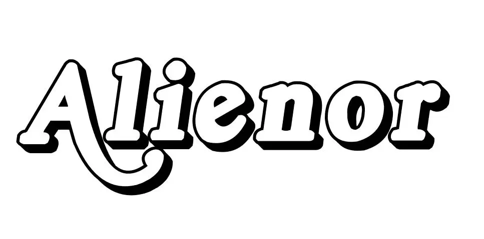 Alienor coloring page to print