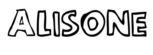 Coloriage Alisone - Prénom à imprimer