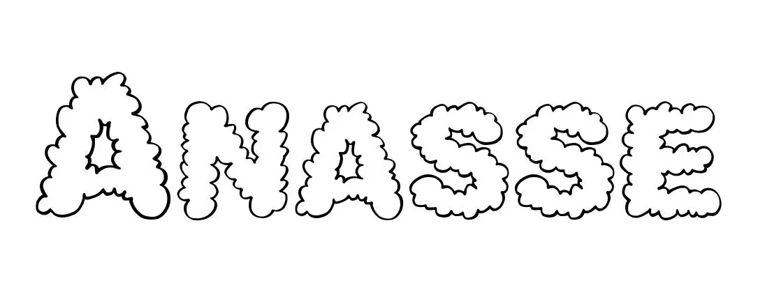 Coloriage Anasse - Prénom à imprimer