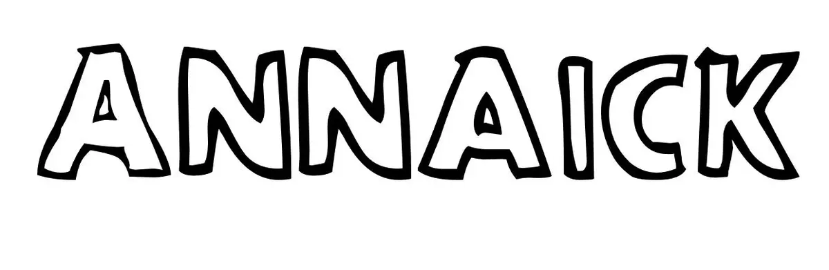 Coloriage Annaick - Prénom à imprimer