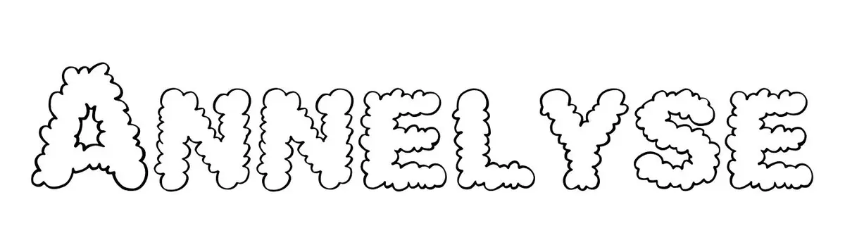 Coloriage Annelyse - Prénom à imprimer