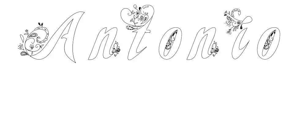 Antonio coloring page to print