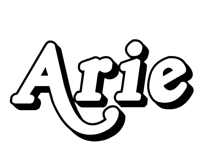 Disegno di Arie da stampare