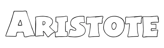 Coloriage Aristote - Prénom à imprimer
