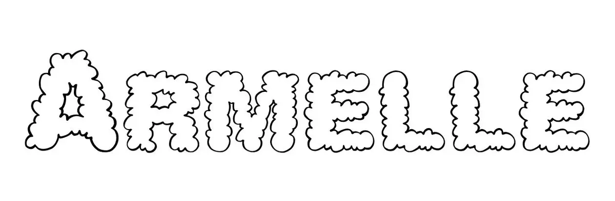 Coloriage Armelle - Prénom à imprimer