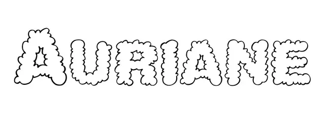 Coloriage Auriane - Prénom à imprimer
