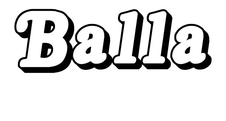 Coloriage Balla - Prénom à imprimer