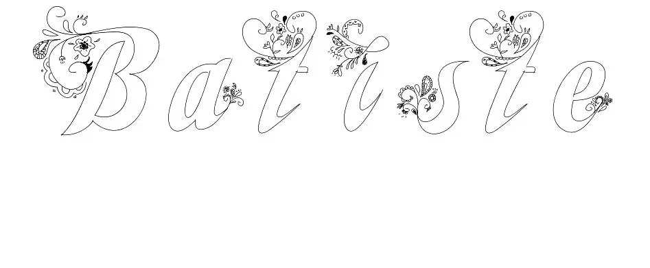Disegno di Batiste da stampare