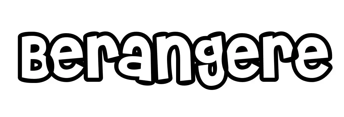 Coloriage Berangere - Prénom à imprimer