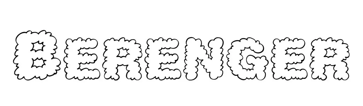 Coloriage Berenger - Prénom à imprimer