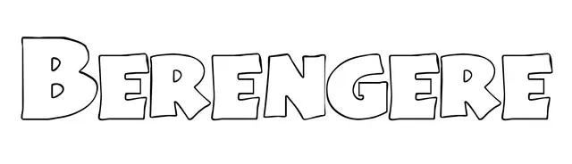 Coloriage Berengere - Prénom à imprimer