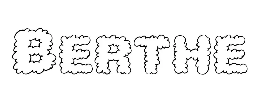 Coloriage Berthe - Prénom à imprimer