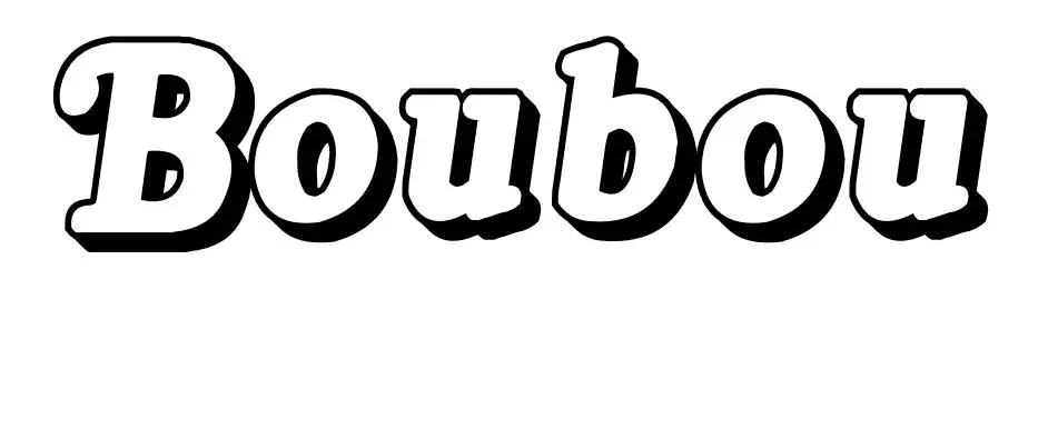 Coloriage Boubou - Prénom à imprimer
