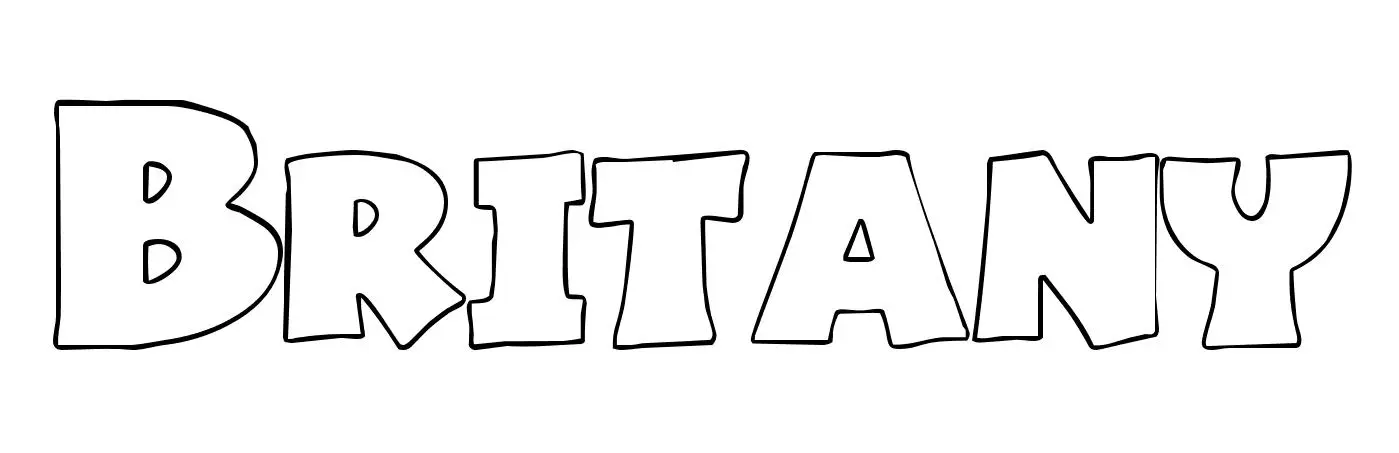 Britany coloring page to print