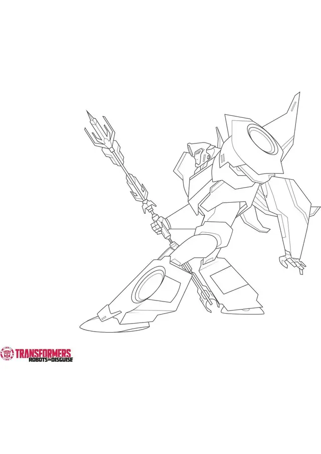 Coloriage Bumblebee en mode véhicule jaune vif - Transformers à imprimer