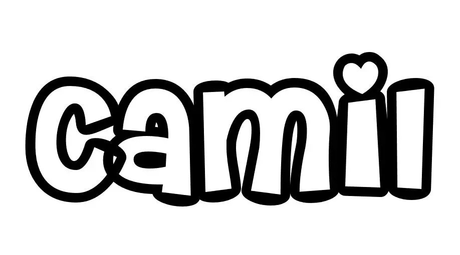 Coloriage Camil - Prénom à imprimer