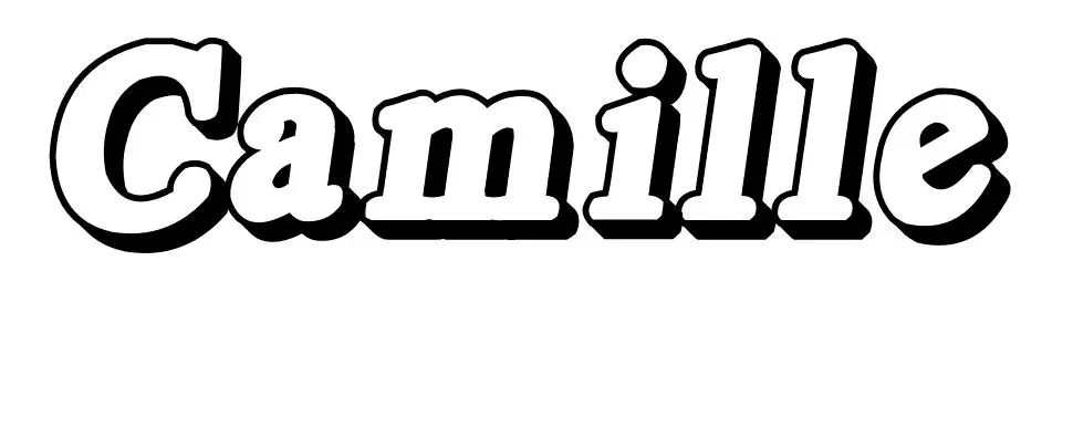 Coloriage Camille - Prénom à imprimer