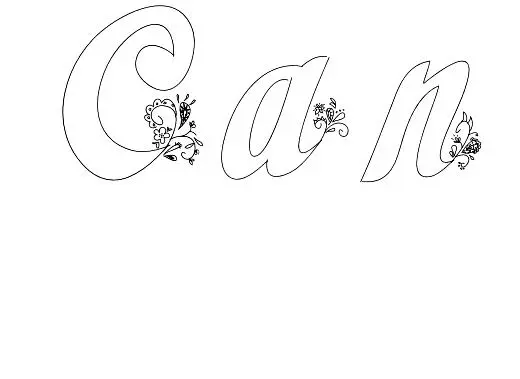 Coloriage Can - Prénom à imprimer