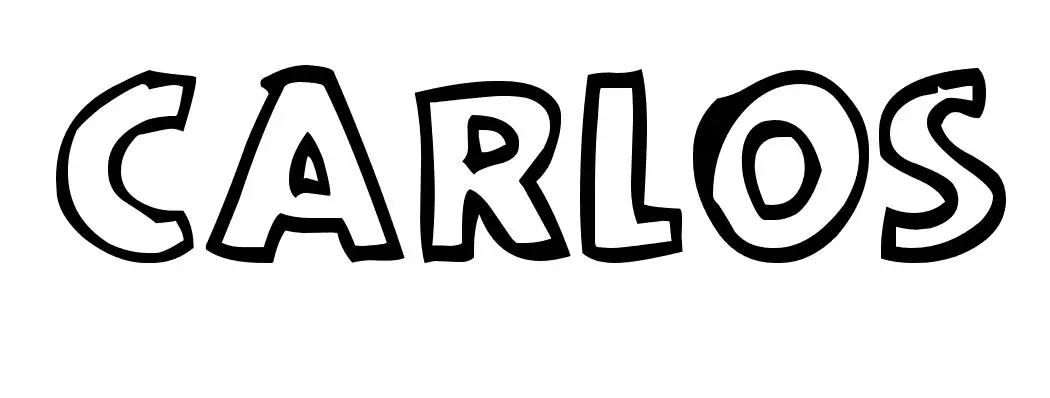 Kleurplaat Kleurplaten Carlos om te printen