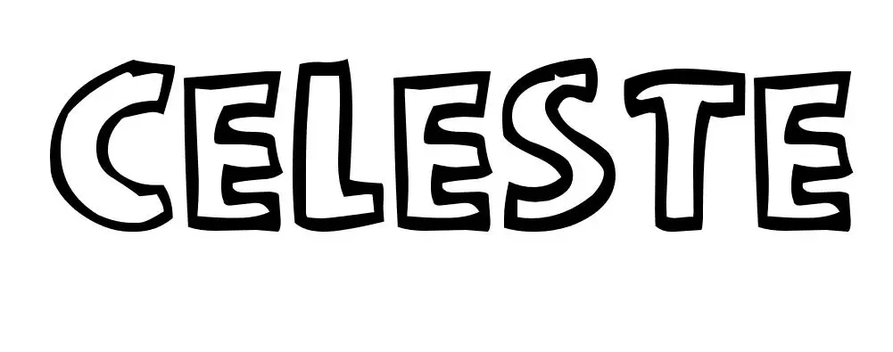 Celeste coloring page to print