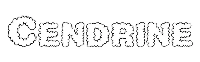 Coloriage Cendrine - Prénom à imprimer