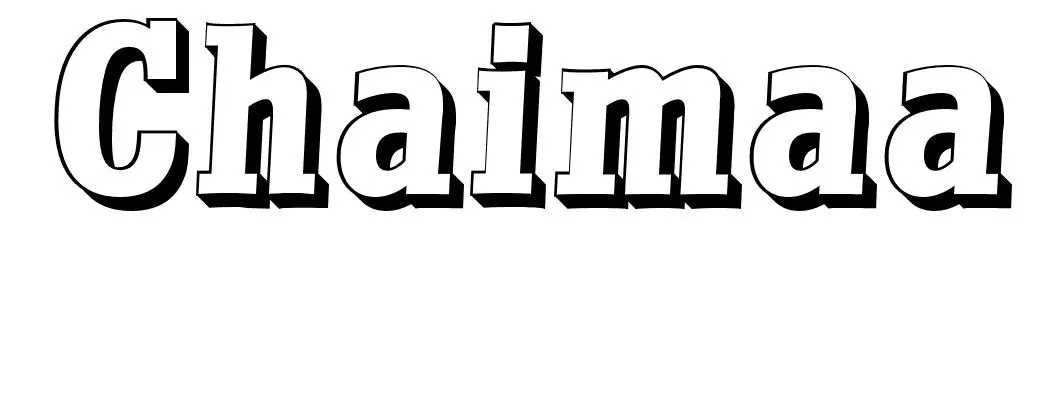 Coloriage Chaimaa - Prénom à imprimer