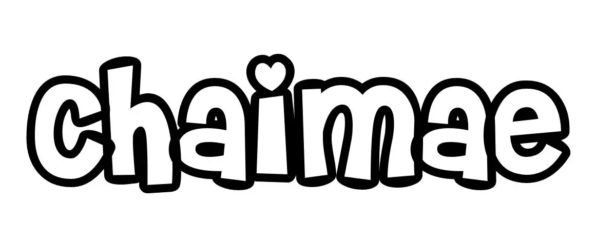 Coloriage Chaimae - Prénom à imprimer