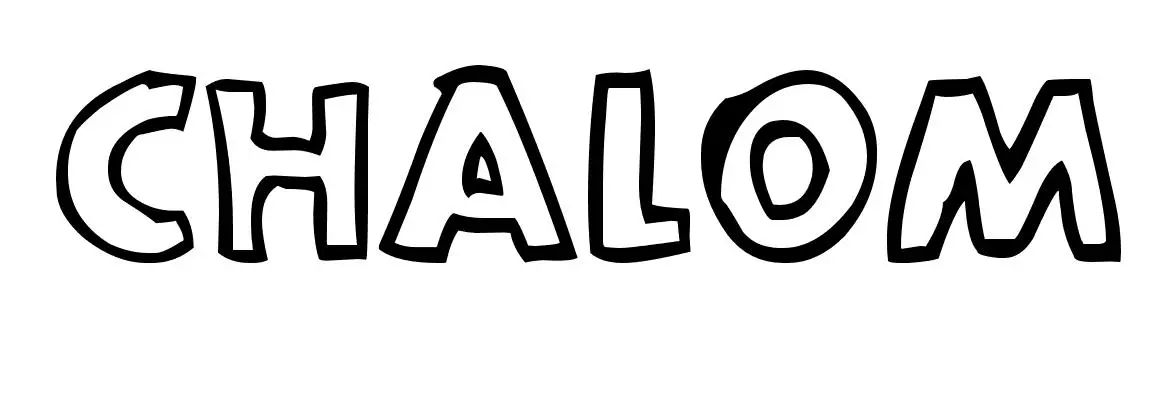 Chalom coloring page to print