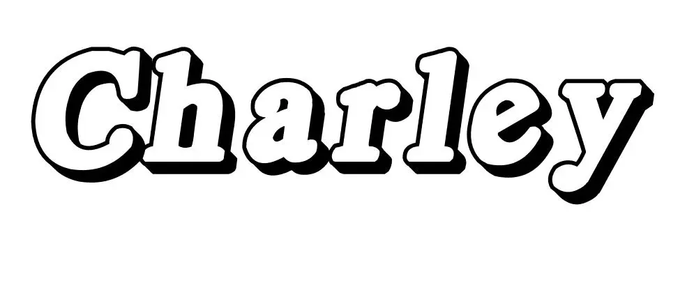 Coloriage Charley - Prénom à imprimer