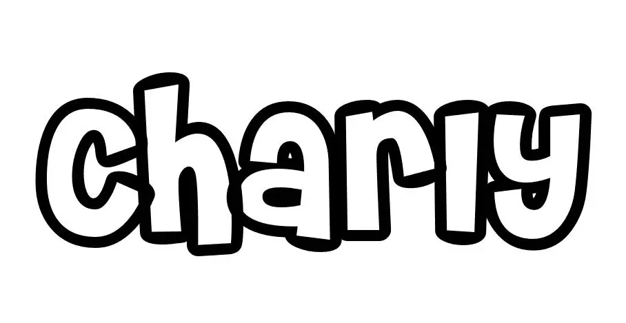 Coloriage Charly - Prénom à imprimer
