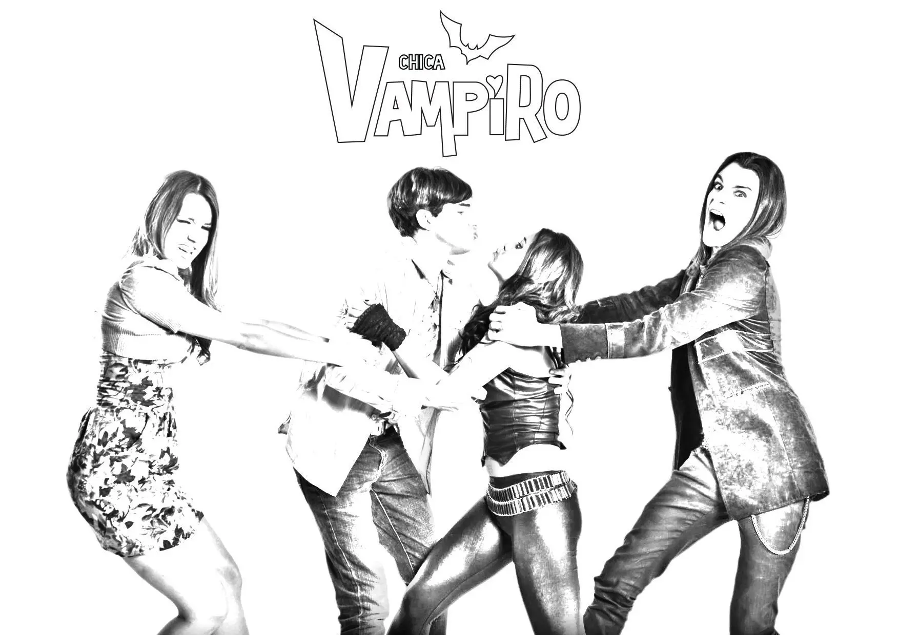 Coloriage Chica Vampiro - Gulli à imprimer