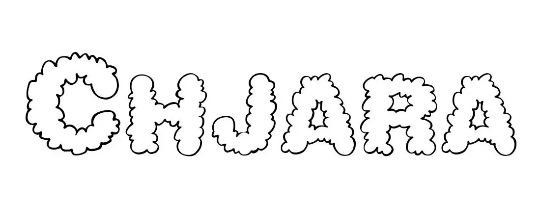 Coloriage Chjara - Prénom à imprimer