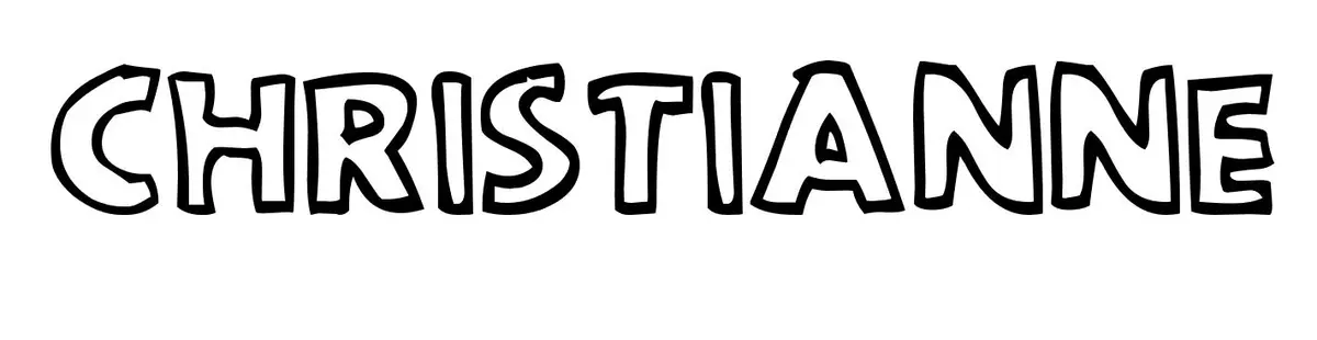 Christianne coloring page to print