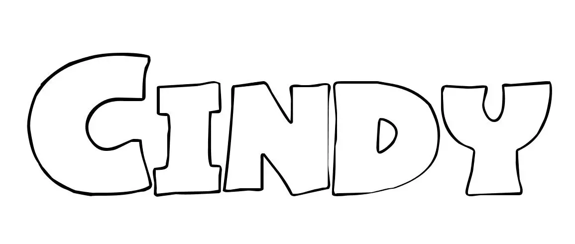 Disegno di Cindy da stampare