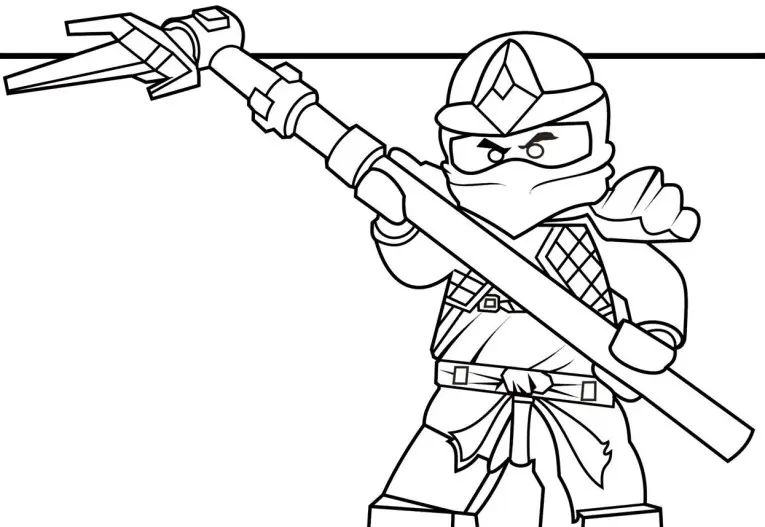 Coloriage Maître Ninja Ninjago Légendaire - Ninjago à imprimer